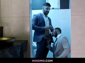 Gay managers fucking in the office's toilet - mateo zagal and milo madera