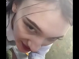 Ki-sim sucking off a stranger on the street (not fake)