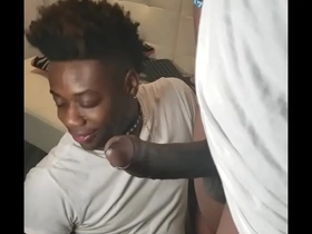 Black slut slave in a collar face fucked - o n l y fans supahead21