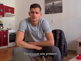 2 hot twinks need some cash fast so they agree to get fucked in a wild 3some - bigstr