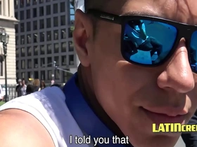 Picking up latin twinks on street