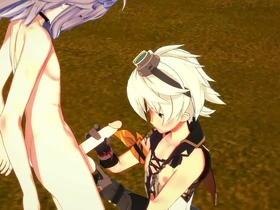 Genshin impact yaoi- bennett handjob and fucked by razor - japanese asian manga anime game porn gay